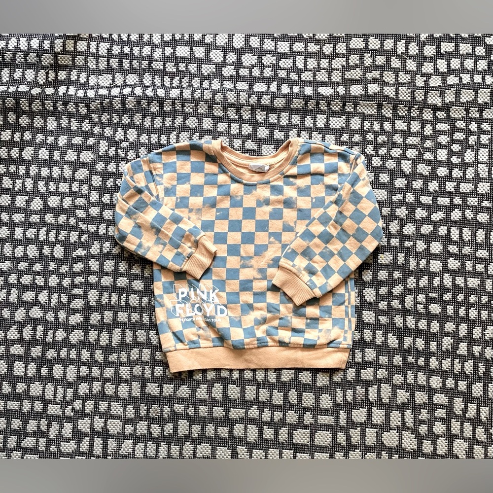 Pink Floyd Dark Teal And Light Orange Sweater